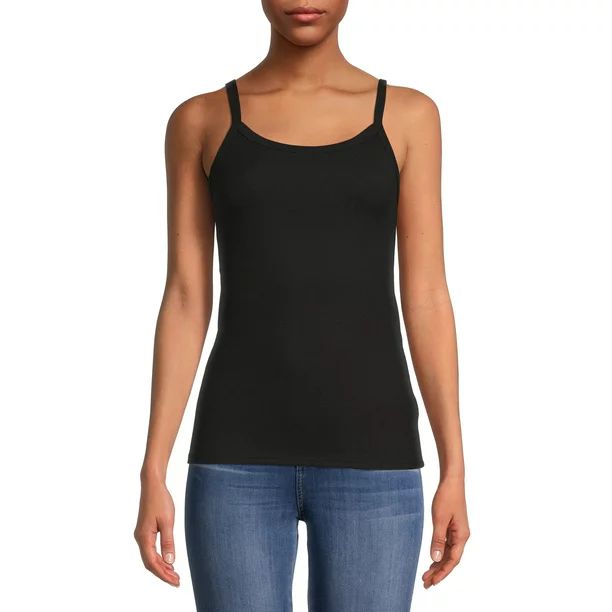 No Boundaries Juniors Ribbed Cami | Walmart (US)