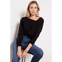 Favorite Off Shoulder Ribbed Pullover | Evereve