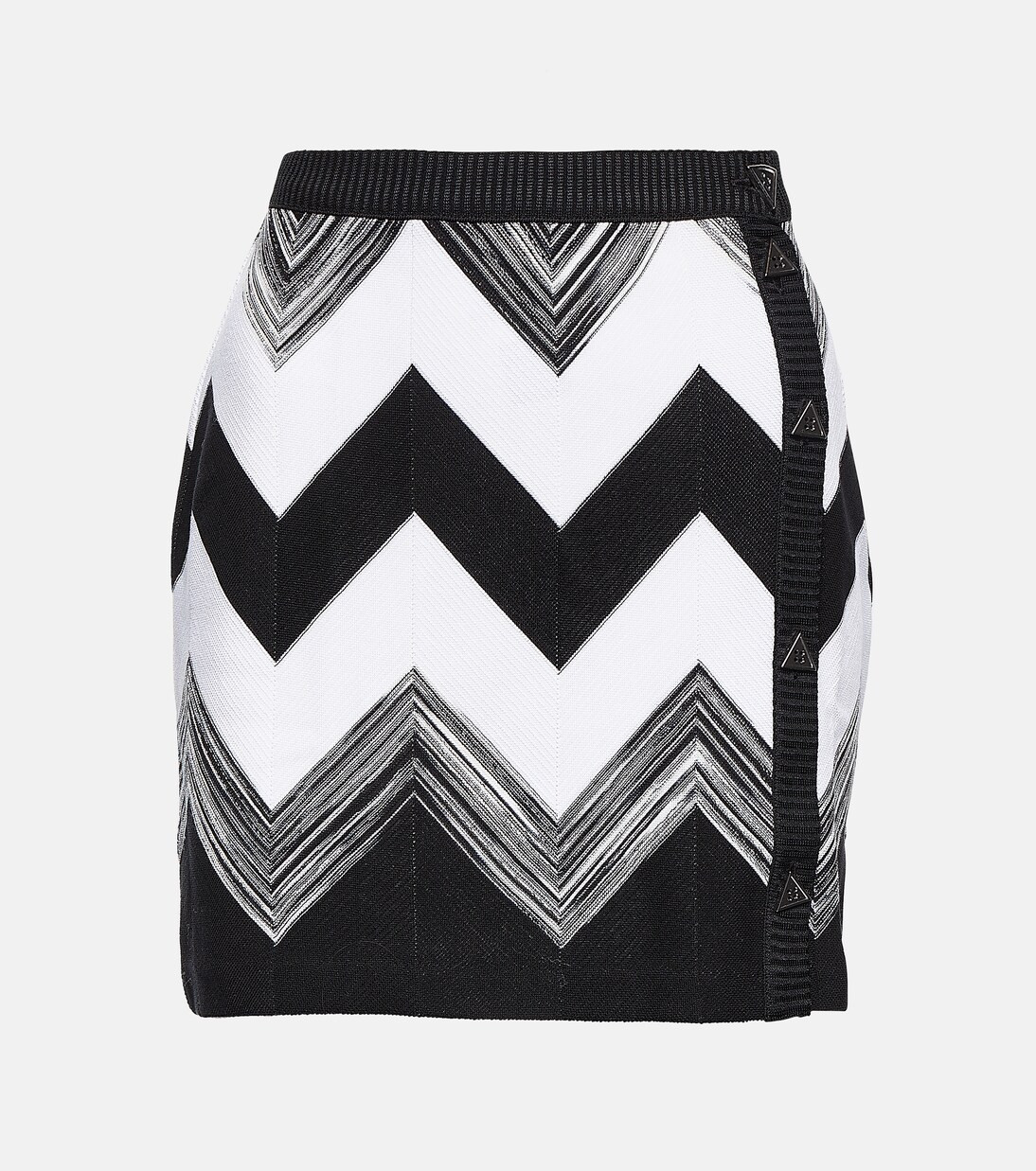 Zig-zag knitted miniskirt | Mytheresa (US/CA)