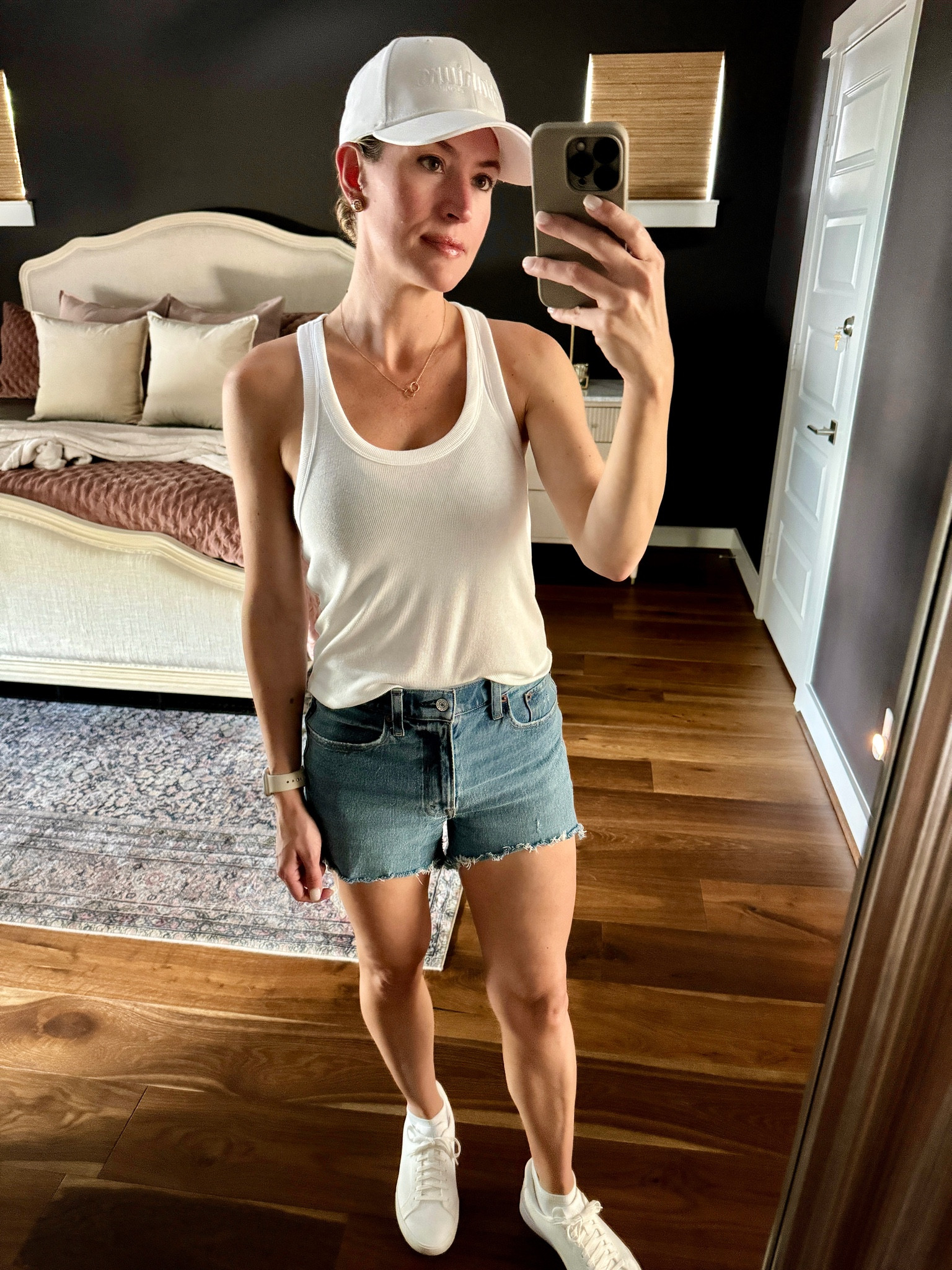 Summer outfit. 

These jean shorts are the most comfortable I’ve ever owned and run TTS. 

I finally tried the Kizik slip on shoes and they’re super comfortable and a true slip on, no bending over and tugging on the shoe to get them on. Also TTS. 

#everypiecefits

Jean shorts
Summer outfits
Denim shorts
Vacation outfit
Back to school 

#LTKShoeCrush #LTKOver40 #LTKBacktoSchool