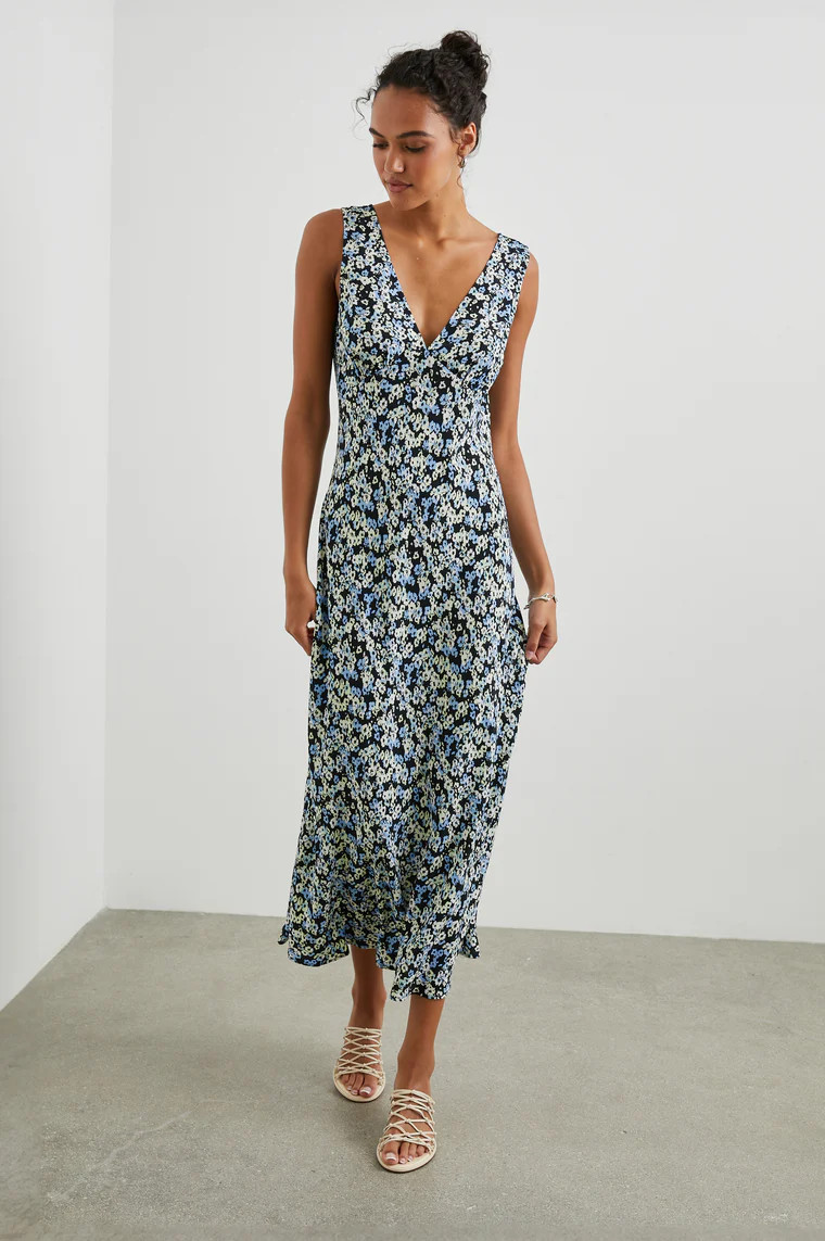 AUDRINA DRESS - MIDNIGHT MEADOW FLORAL | Rails