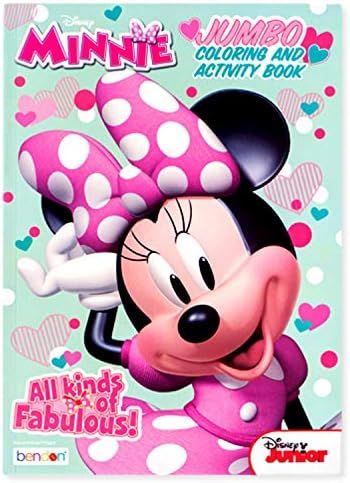 Minnie Jumbo Coloring and Activity Book Character Patterned Tool for Brain Stimulation 80-Page Cr... | Amazon (US)
