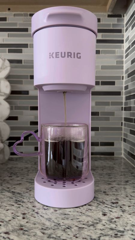 #ad I’ve partnered with @target and @keurig to show y’all the NEW Keurig® K-Mini® Go coffee maker!

If your small on space but want great coffee taste this machine is for you!  This affordable cutie is perfect for small spaces.  Less than 5” wide making it the perfect addition to any space. It’s easy to fill with a 42oz removable reservoir & makes 3 cups of your favorite beverages without having to refill.  I love that I save time & get my cafe quality coffee quicker!

It’s exclusively sold at Target & comes in 3 beautiful colors, violet, navy & gray.  The violet is my personal fav. 💜


#Target #TargetPartner #keurig #coffeemaker #coffee #kitchen #coffeebar #kitchenappliance 

#LTKVideo #LTKfindsunder100 #LTKhome