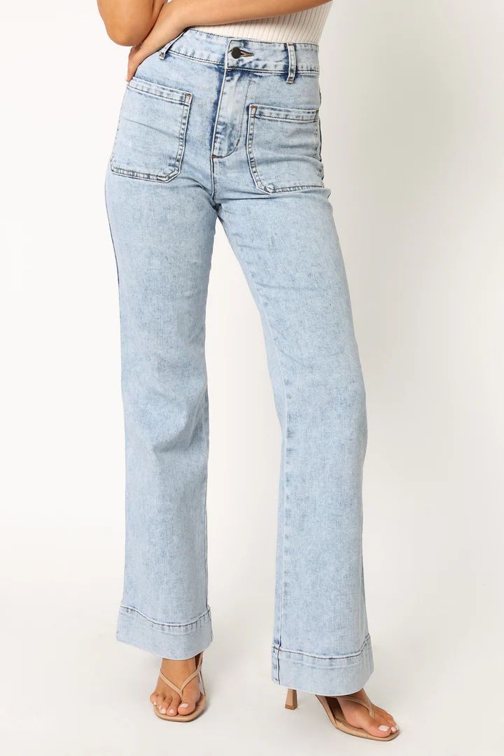 Nico Wide Leg Jean - Blue | Petal & Pup (US)