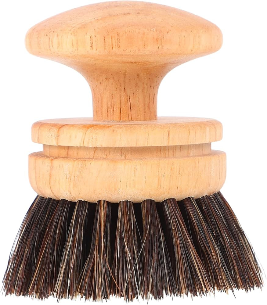 DECHOUS Sturdy Wooden Handle Brush Horsehair Broom for Kitchen Multi-use Cleaning Tool | Amazon (US)