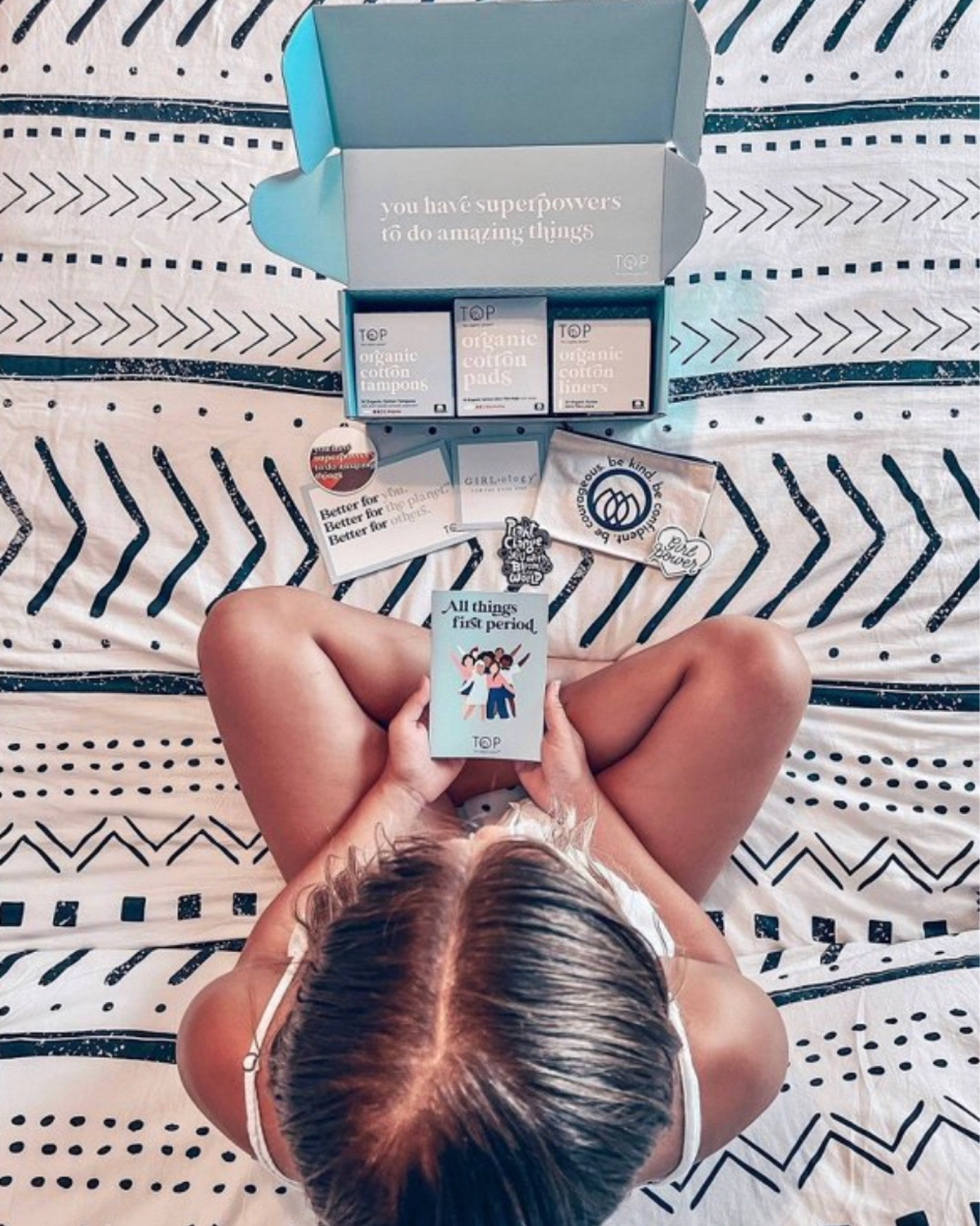 MY FIRST PERIOD BOX! 

In our family, things like this aren’t “taboo” we talk about them & celebrate them. This gift set was perfect for my girl & I’m so glad I found it & had it on hand! @target really nailed this gift box! 

#LTKkids #LTKGiftGuide #LTKSeasonal