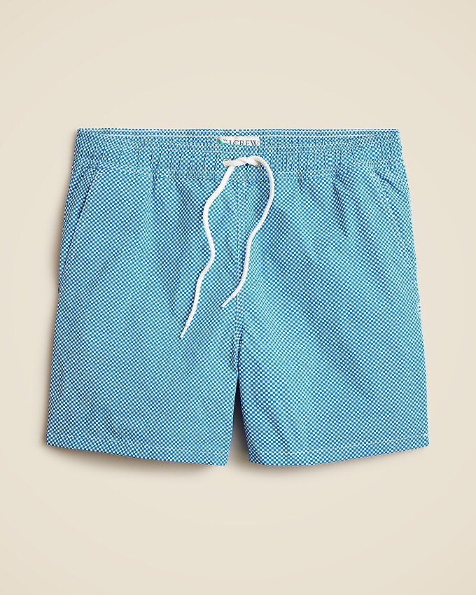 6'' stretch swim trunk in print with ECONYL® nylon | J. Crew US