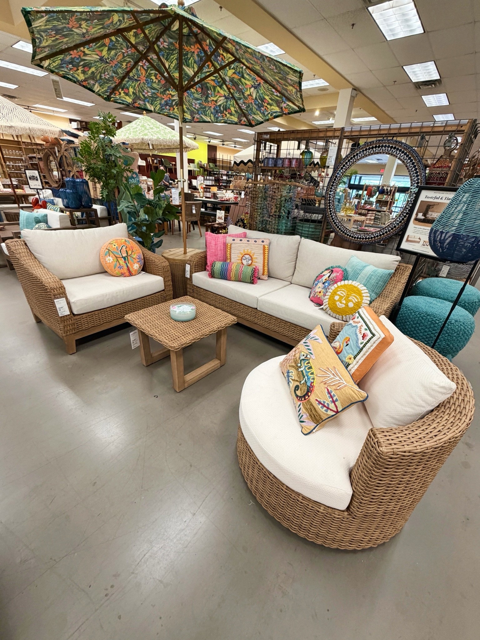 Patio season is here! ☀️ Loving the look of the new Westerland Outdoor Furniture Set from World Market. The mix of natural textures, neutral cushions, and swivel seating creates such a welcoming outdoor living space. 🤎 A beautiful setup for entertaining, morning coffee, or relaxing outdoors. Linked it here! 🤗 #WorldMarket #OutdoorFurniture #PatioSeason

#LTKHome #LTKSaleAlert #LTKSeasonal