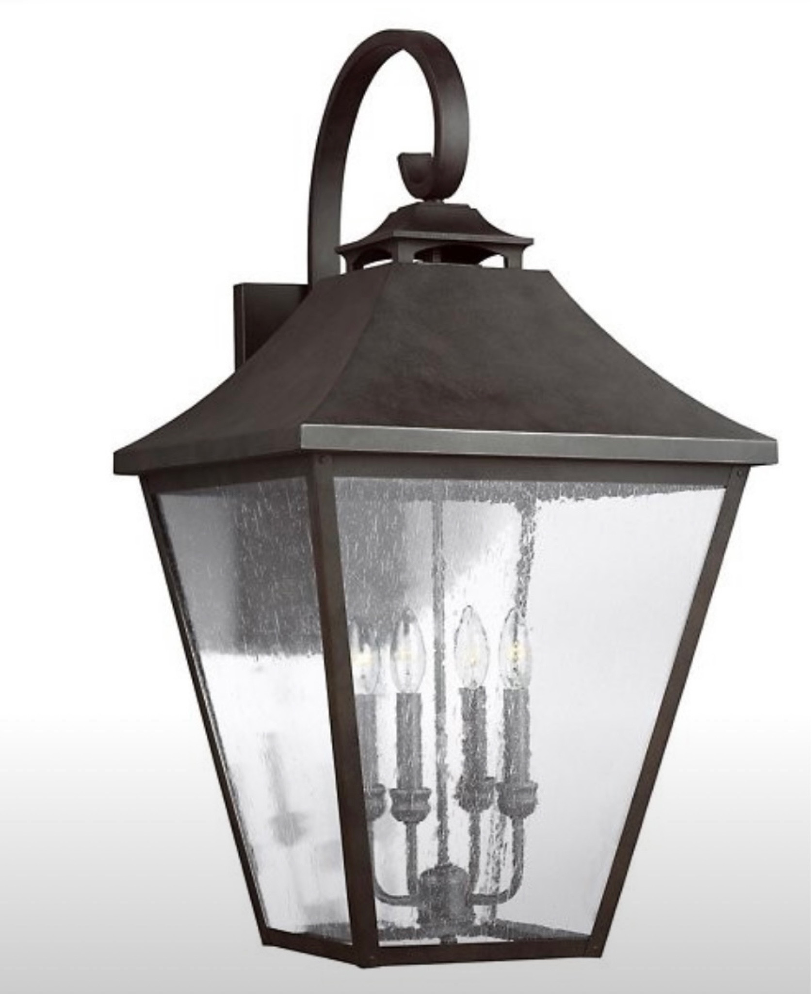 We used the extra large 33” by our front door, and the 25” for our exterior lights!

#LTKhome