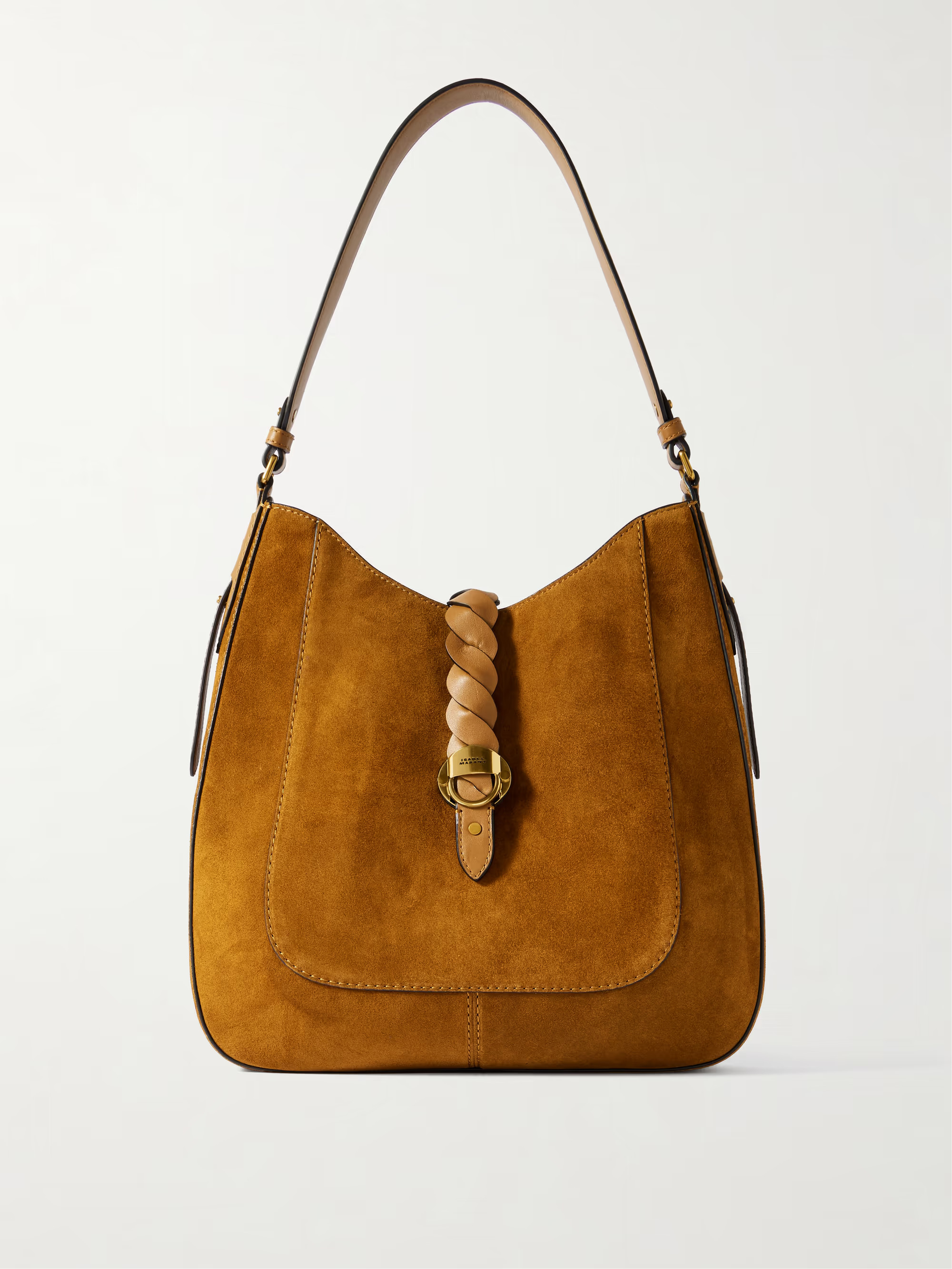 Altay leather-trimmed suede shoulder bag | NET-A-PORTER (UK & EU)