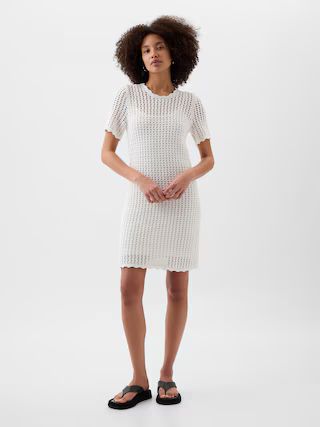 Crochet Mini Dress | Gap Factory