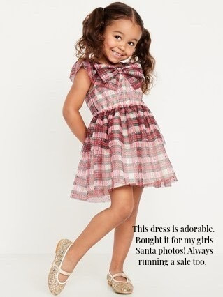 The cutest holiday dress. Bought for my girls Christmas pictures! Almost always running a sale 

Toddler Christmas dress | Christmas outfit | holiday outfit | holiday dress | baby girl Christmas dress | baby holiday outfit | old navy outfit | old navy toddler | old navy baby | Christmas decor | Christmas | Christmas tree | amazon shoes | holiday shoes | holiday toddler shoes | gold shoes | amazon holiday outfit | amazon toddler outfit | target Christmas | target deals | gift guide | family photos | holiday family pictures | Christmas pictures | holiday photos | matching pajamas | holiday matching pajamas | family matching pajamas | old navy pajamas | amazon toddler gifts | amazon toddler | amazon baby shoes | toddler girl 

#LTKHoliday #LTKGiftGuide #LTKBaby