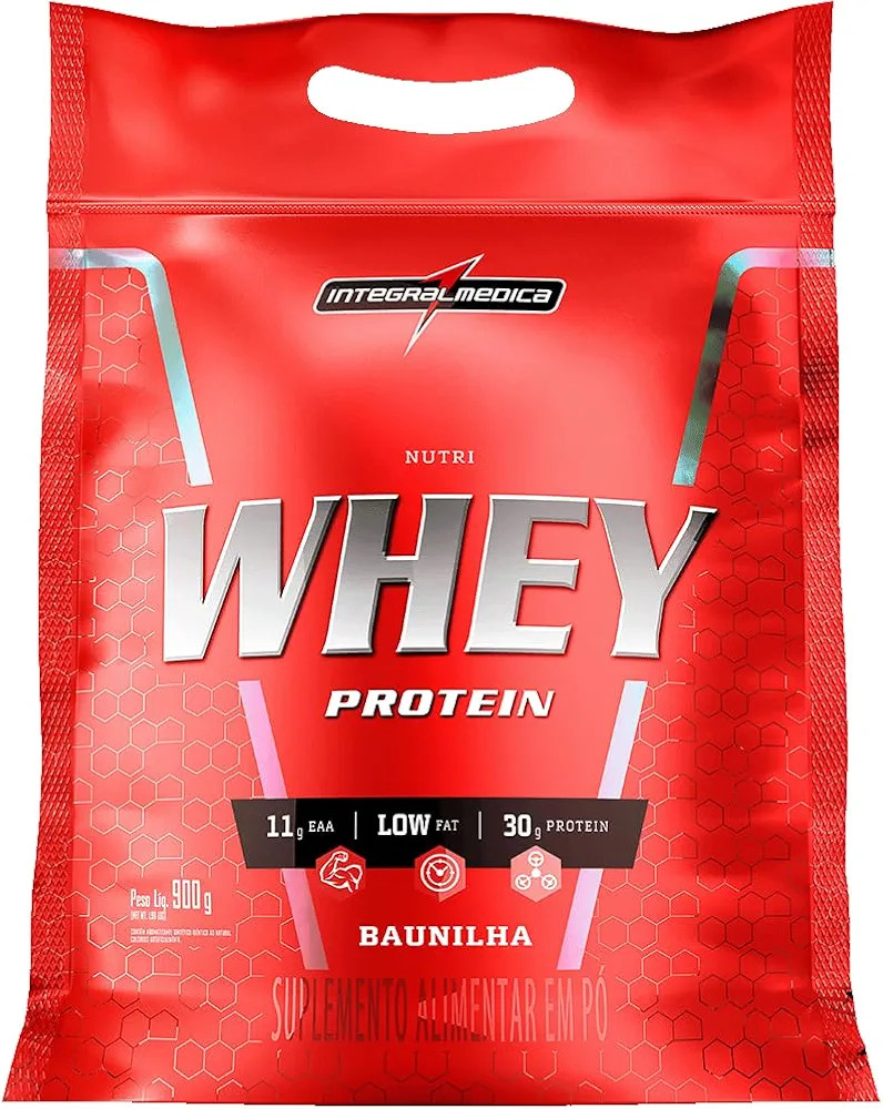 Integralmedica Nutri Whey Protein - Baunilha, Pouch 900g | Amazon (BR)