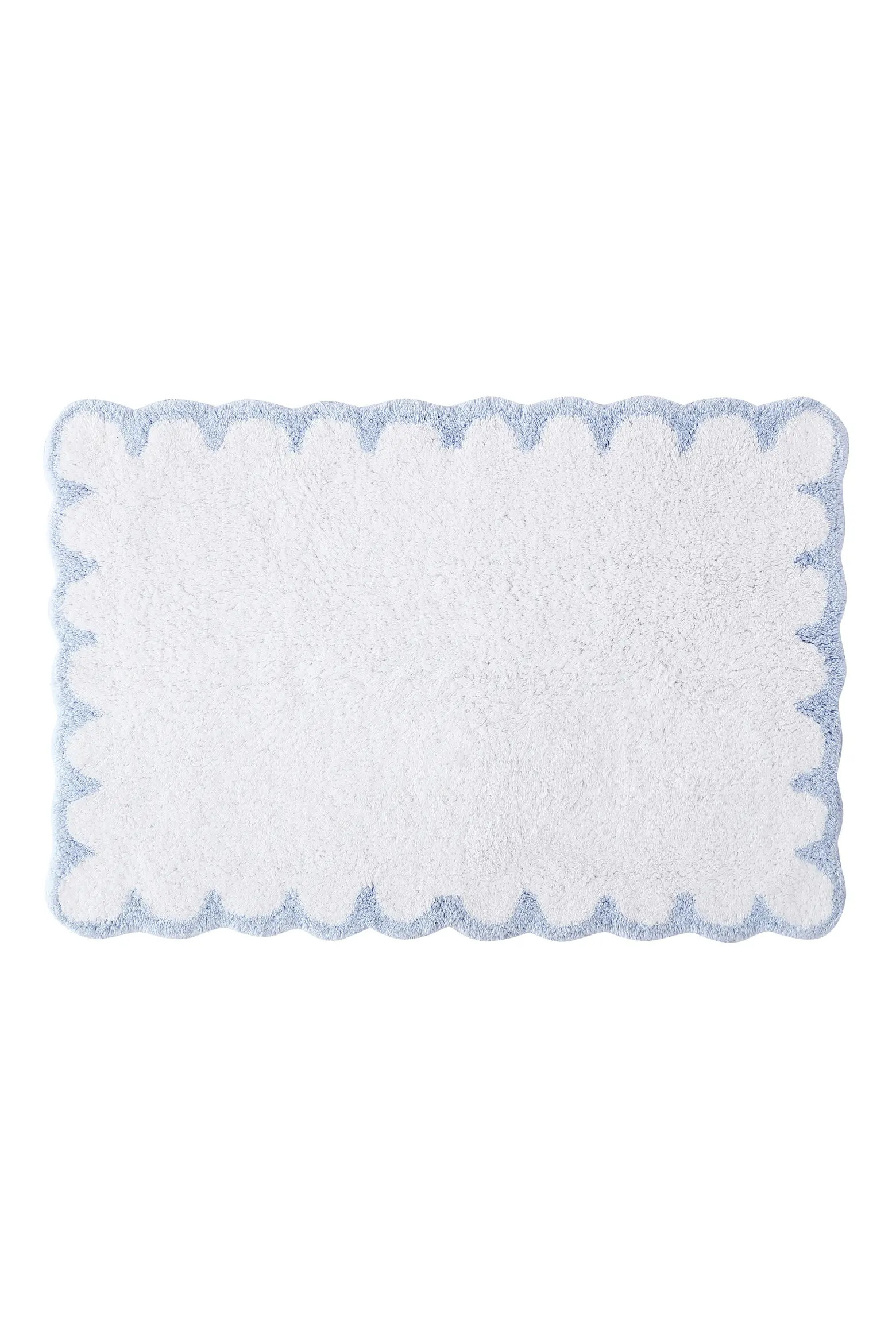 Scallop Detail Cotton Bath Mat | Nordstrom | Nordstrom