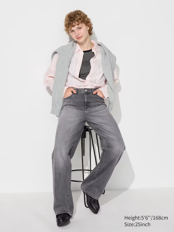 Wide Straight Fit Jeans | Uniqlo BE