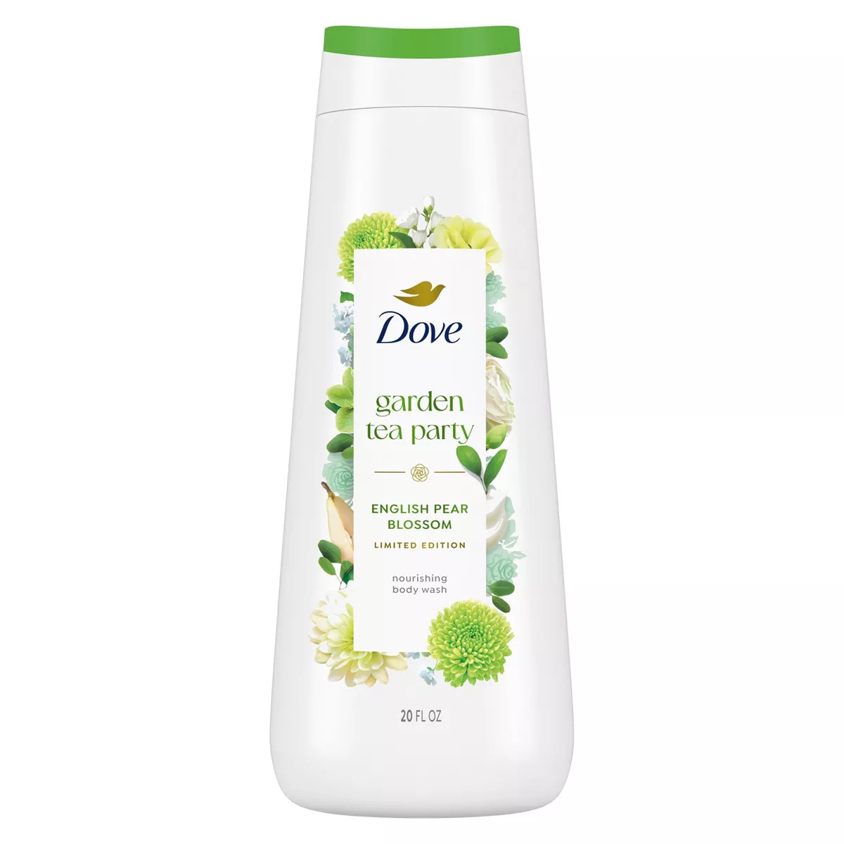 Dove Beauty Garden Tea Party Body Wash - English Pear Blossom - Limited Edition - 20 fl oz | Target