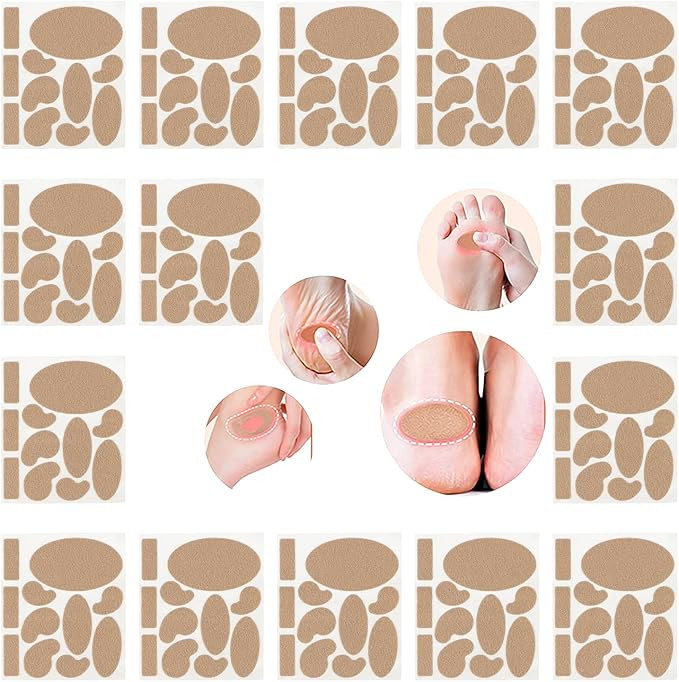 15Sheet Moleskin Tape Flannel Adhesive Pads, Avoid Super Skin Blister,Pre-Cut Moleskin Very Easy ... | Amazon (US)