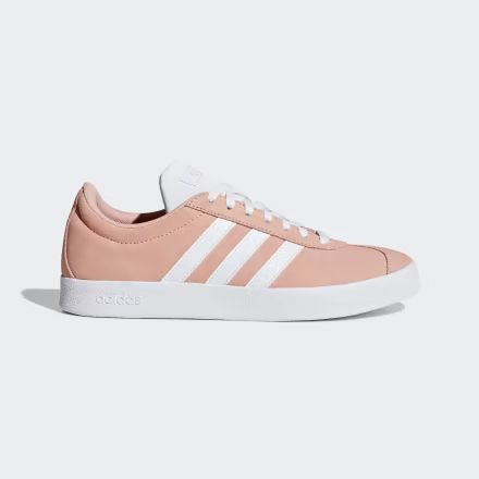 adidas VL Court 2.0 Shoes Dust Pink 10 Womens | adidas (US)