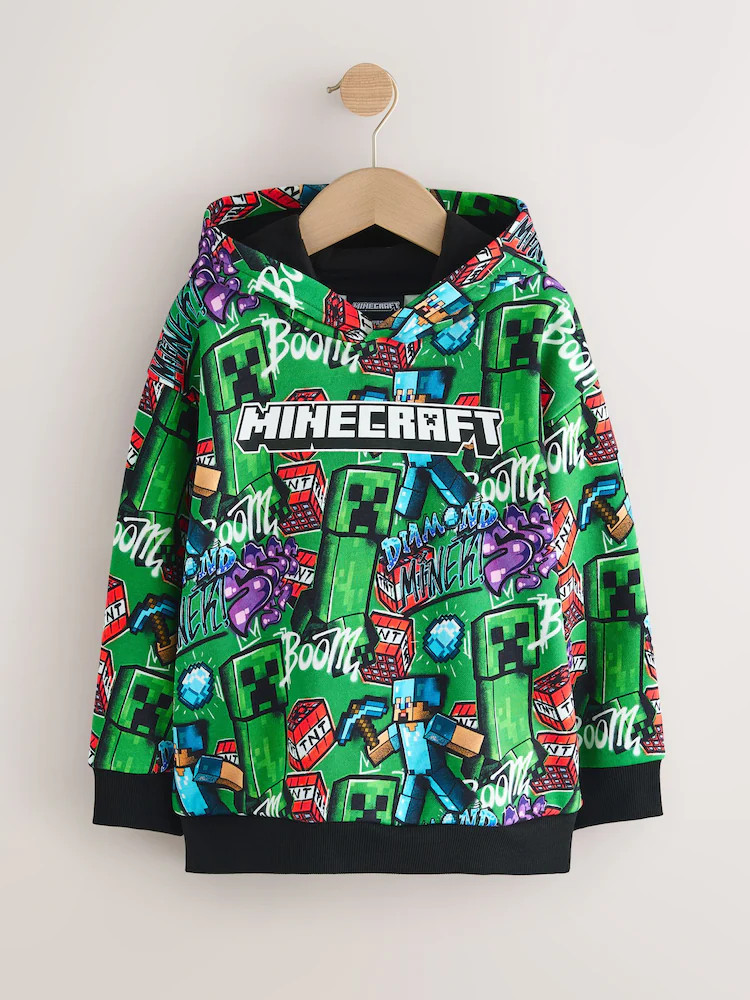 Green Minecraft Hoodie (3-16yrs) | Next US
