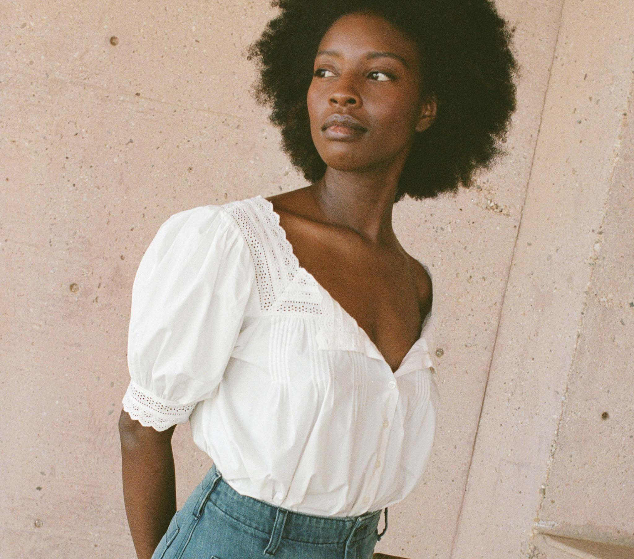 TRIESTE TOP -- POWDER | DOEN