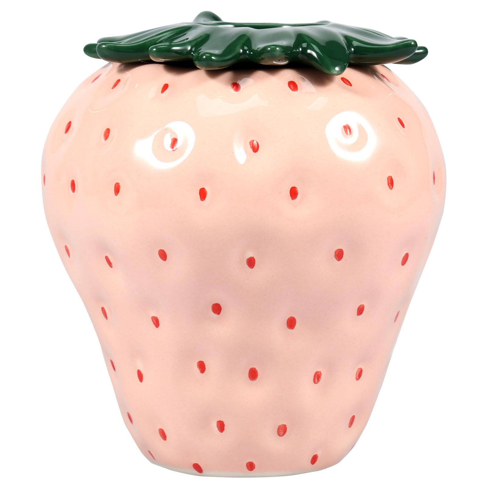 Vintage Strawberry Vase, Unique Decor - Strawberry Shaped Flower Vase for Home Office Kitchen Dec... | Amazon (US)