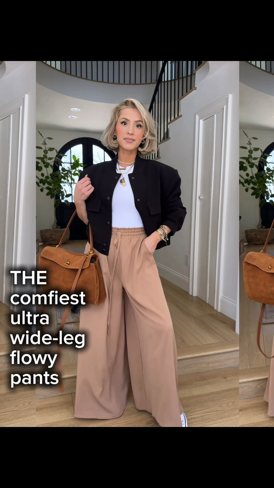 Easy business casual look perfect for my teachers or the office! These wide leg flowing lounge pants are the COMFIEST 🤩 wearing a small in everything?

#LTKootd #LTKU #LTKWorkwear