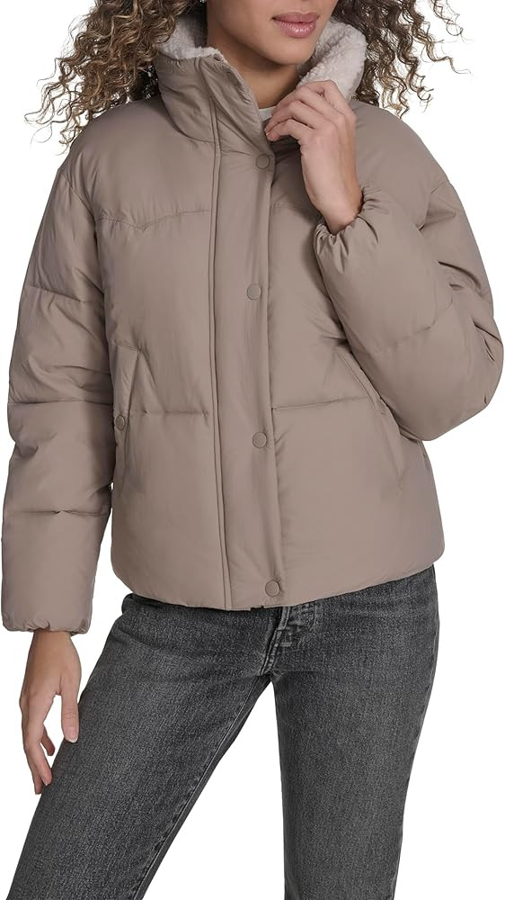Levi's womens Western Puffer Jacket | Amazon (US)