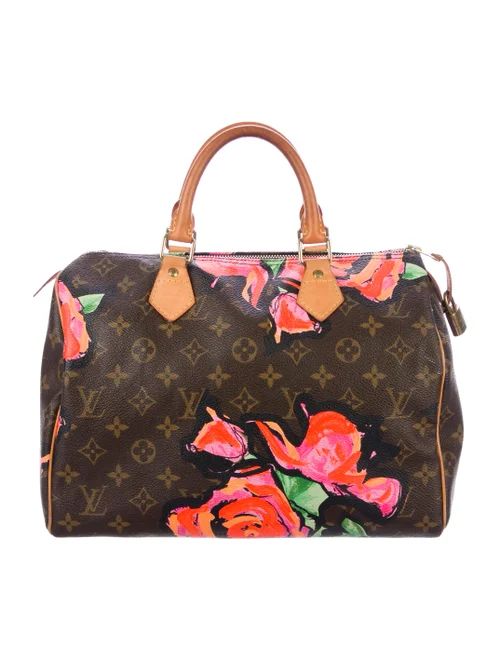 Louis Vuitton Monogram Roses Speedy 30 - Handbags -
          LOU256640 | The RealReal | The RealReal