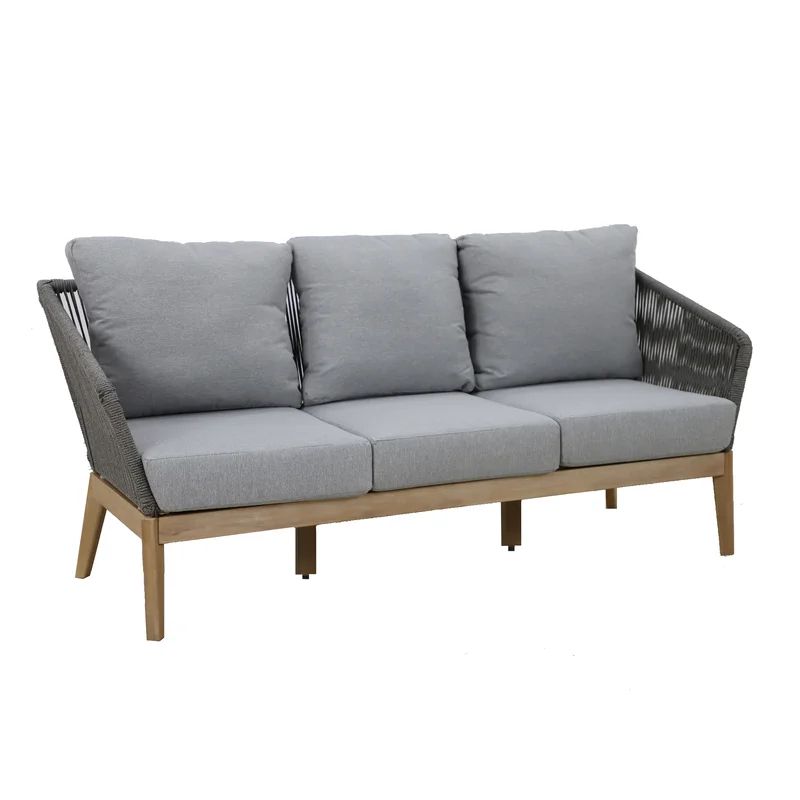 Mona 72'' Wide Outdoor Patio Sofa with Cushions | Wayfair North America