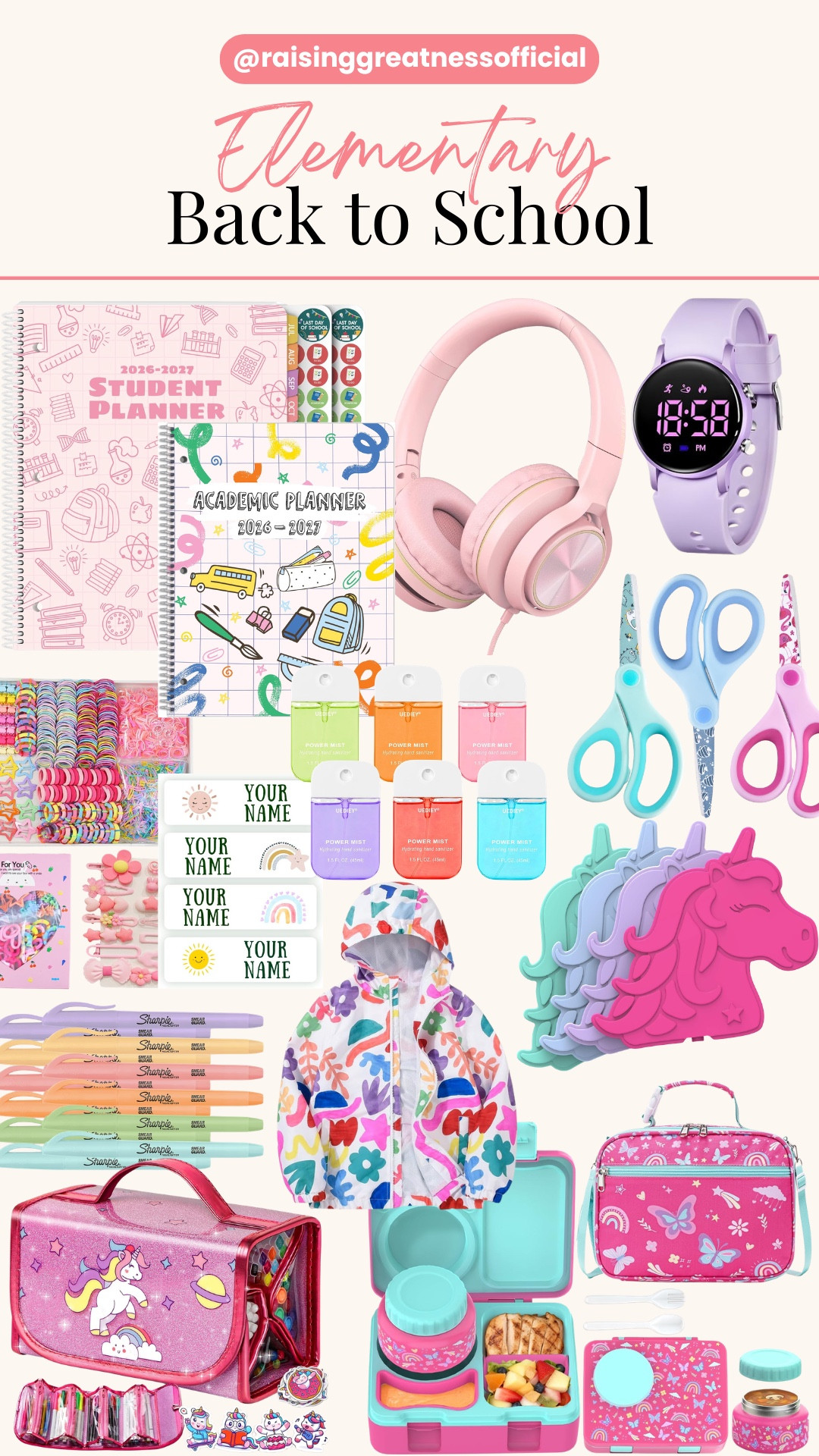 📚 The first day of school is almost here, Sunshines! Make the school year a little easier with these fun and practical elementary essentials, from backpacks and lunch boxes to classroom must-haves. Save this list before your next shopping trip and help your little learner start the year with confidence! 🍎✨

📌 Save this Pin for your back-to-school shopping list!

#ElementarySchool #BackToSchool #SchoolEssentials #AmazonFinds #MomLife #SchoolShopping #ParentingTips #KidsStyle #RaisingGreatness #PinterestFinds

#LTKootd #LTKdayinmylife