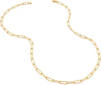 Monica Vinader Alta Textured Chain Necklace | Nordstrom | Nordstrom