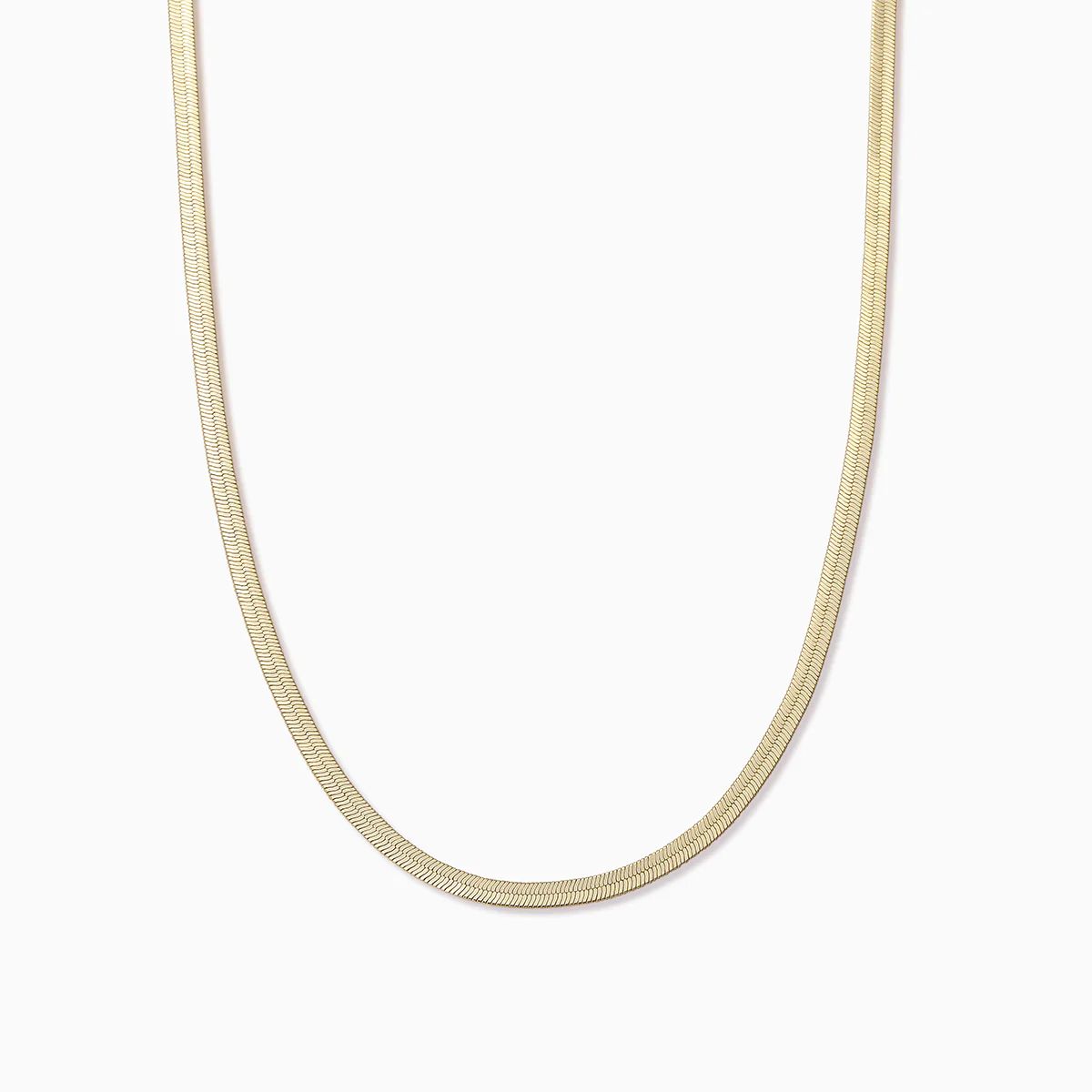 Horizon Herringbone Chain Necklace in Gold | Uncommon James | Uncommon James