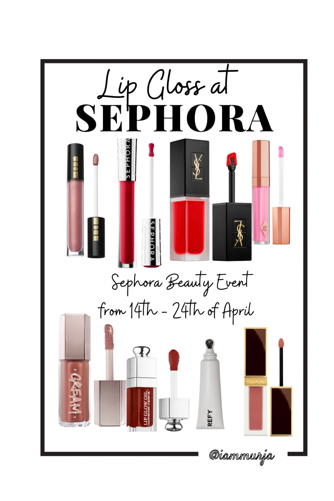 SEPHORA SALE ON NOW!!! All Sephora collection items 30% off from 4/14-4/24, VIP (15 % 4/18-4/24) INSIDER (10% 4/18-4/24) #beauty #lipgloss #creamlipgloss #redlipgloss #nudelipgloss #clearlipgloss #pinklipgloss @sephora #sephorabeauty #sephorasale @sephora  

#LTKbeauty #LTKFind #LTKBeautySale
