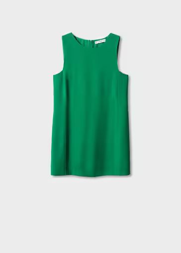 Short sleeveless dress | MANGO (US)