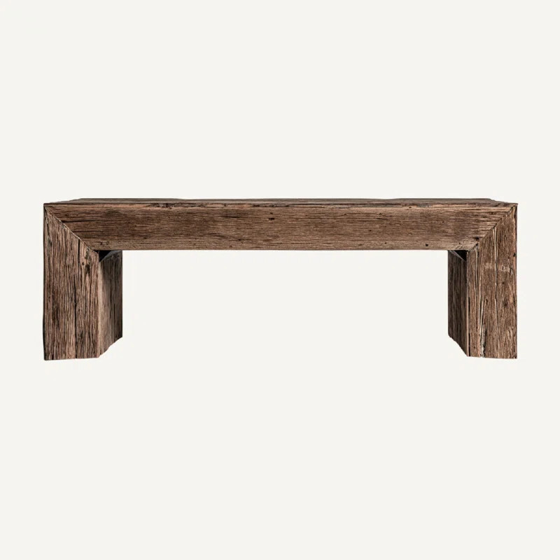 Loon Peak® Coffee Table Natural Wood H 16" L 48" | Wayfair | Wayfair North America