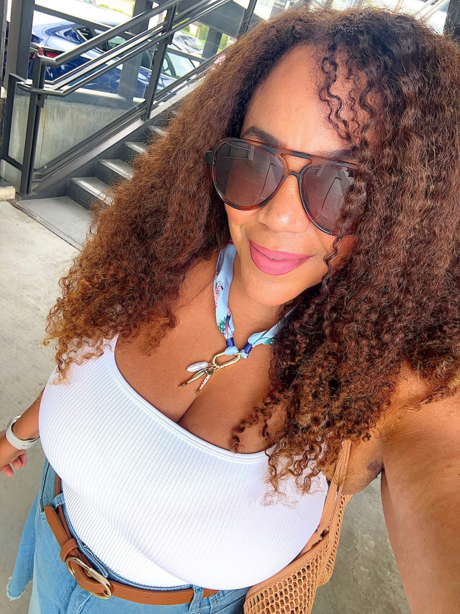 My new summer accessory OBSESSION!! I think this scarf necklace is too cute!

#LTKootd #LTKOver40 #LTKMidsize