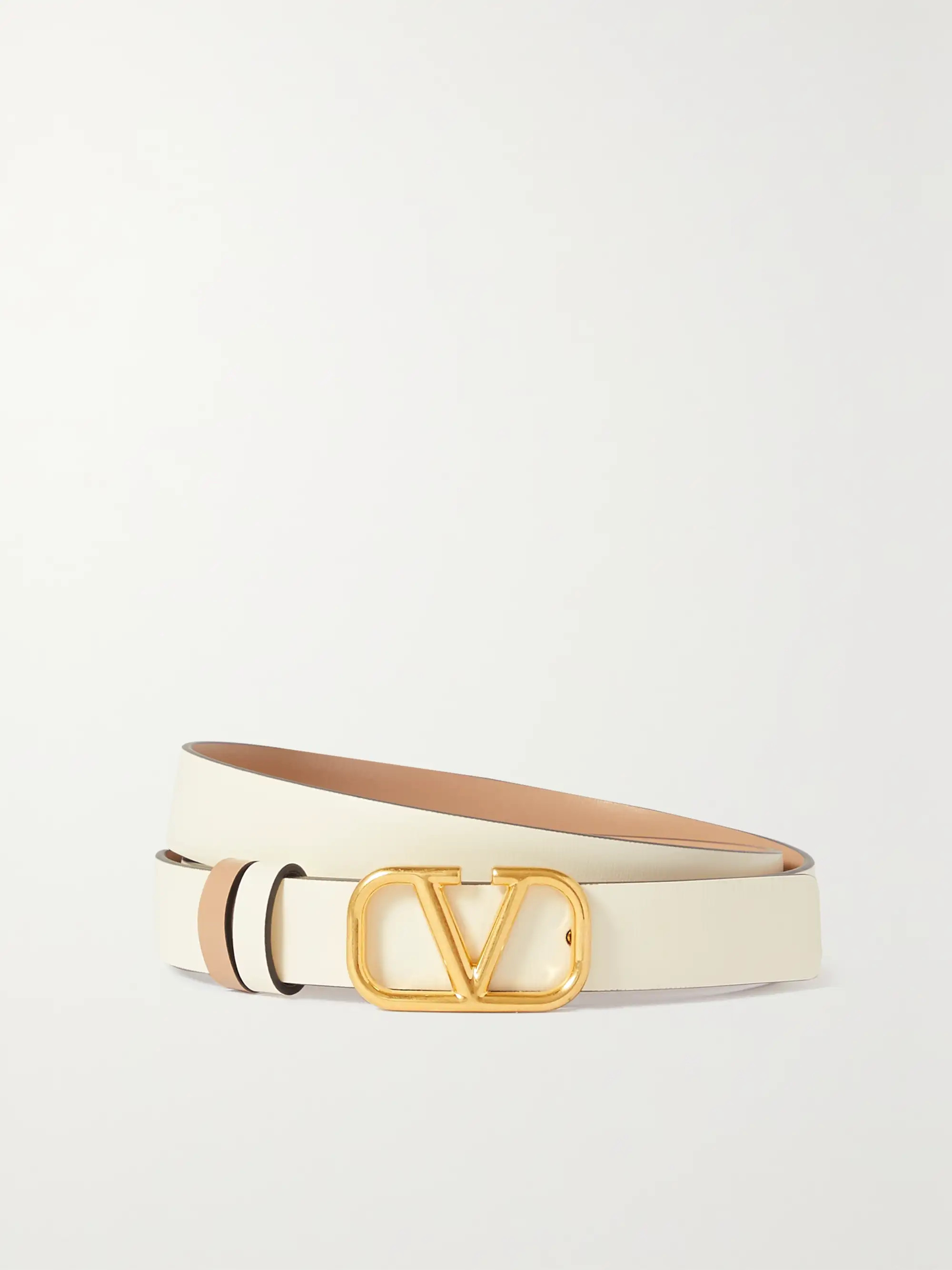 Valentino Garavani VLOGO reversible leather belt | NET-A-PORTER APAC