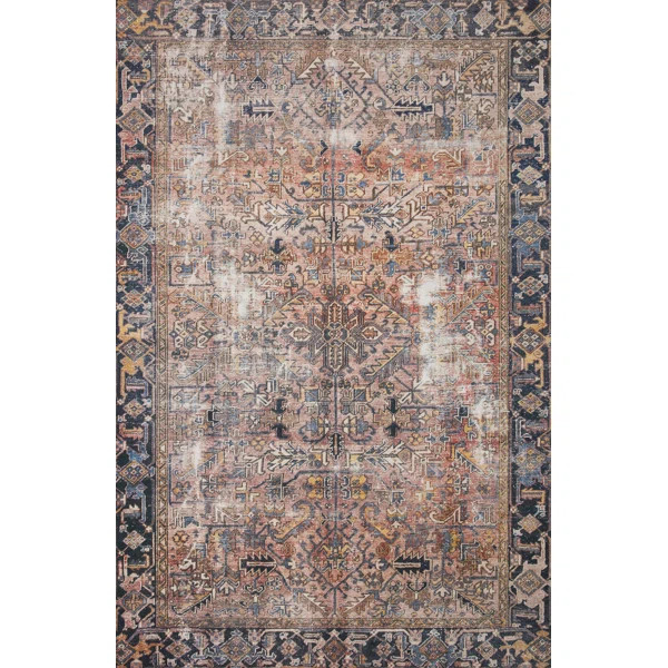 Jules Oriental Terracotta/Multi Area Rug | Wayfair North America
