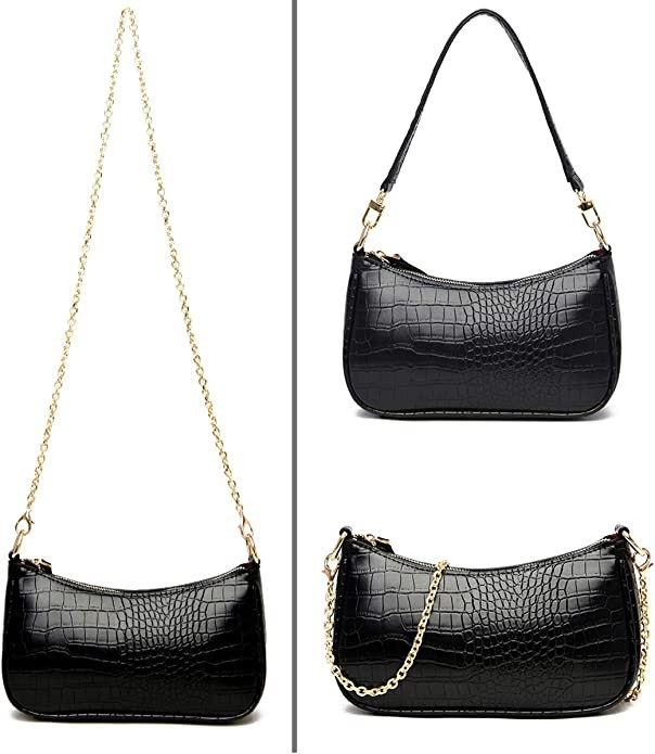 DOREAMALOE Shoulder Bag Retro Classic Purse Clutch Shoulder Tote HandBag with Zipper Closure for ... | Amazon (US)