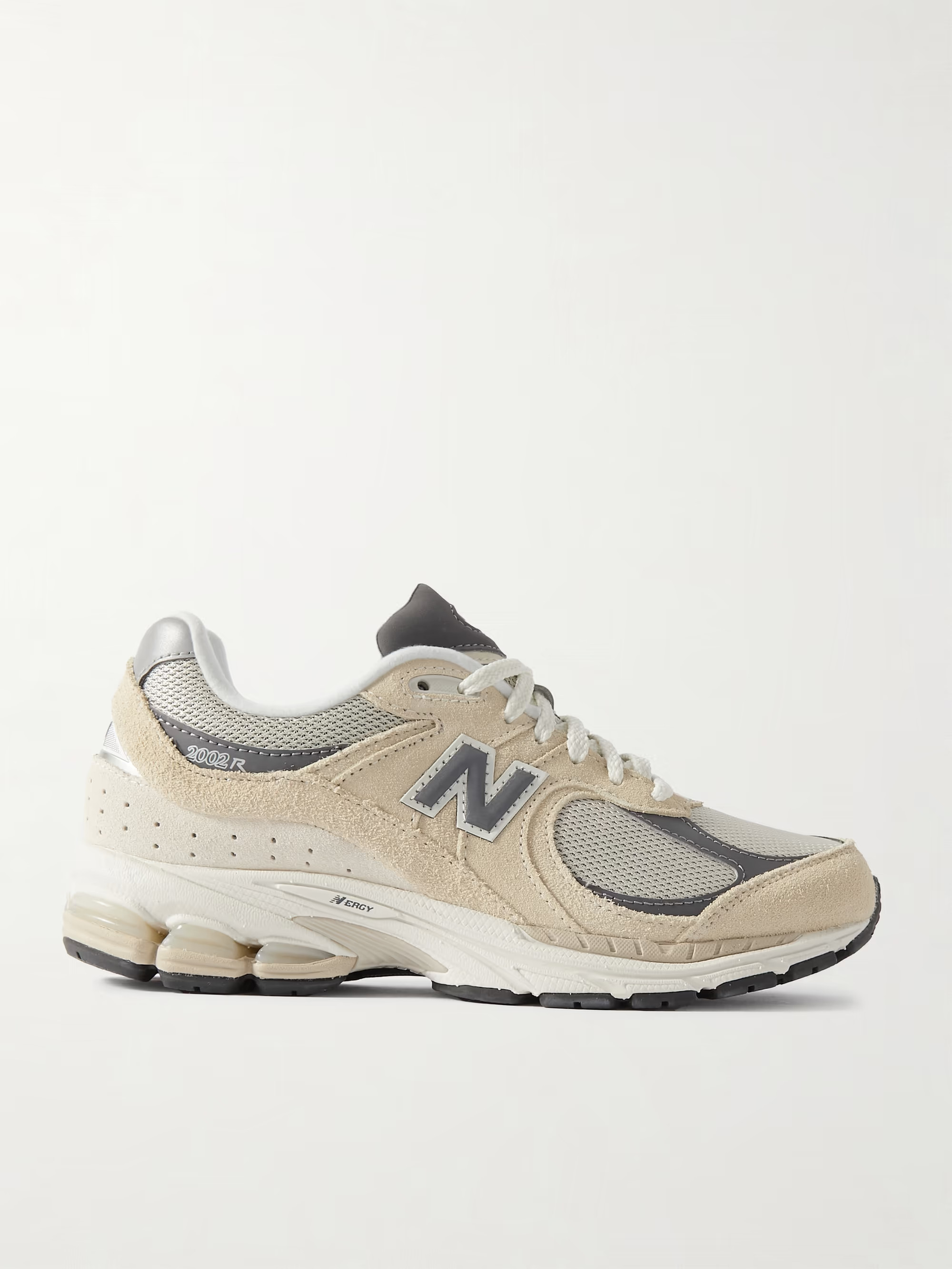 2002R leather-trimmed mesh and suede sneakers | NET-A-PORTER (US)
