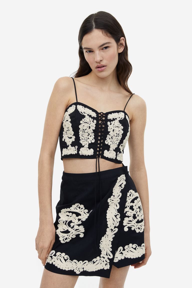 Drawstring-detail Top | H&M (US)