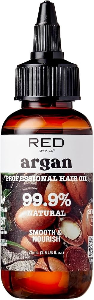 Red by Kiss Aceite profesional para el cabello 99% natural, mezcla de aceite vegano orgánico par... | Amazon (US)