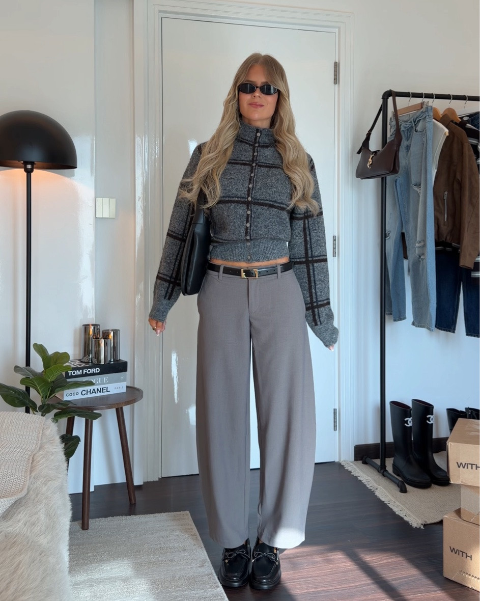 H&M Autumn Haul Outfit 1 🍂🩶 
my sizes- I am 1,70m
Pants: size 6
Cardigan: size XS
Shoes: true to size

#LTKFashionMonth #LTKsummer #LTKstyletip