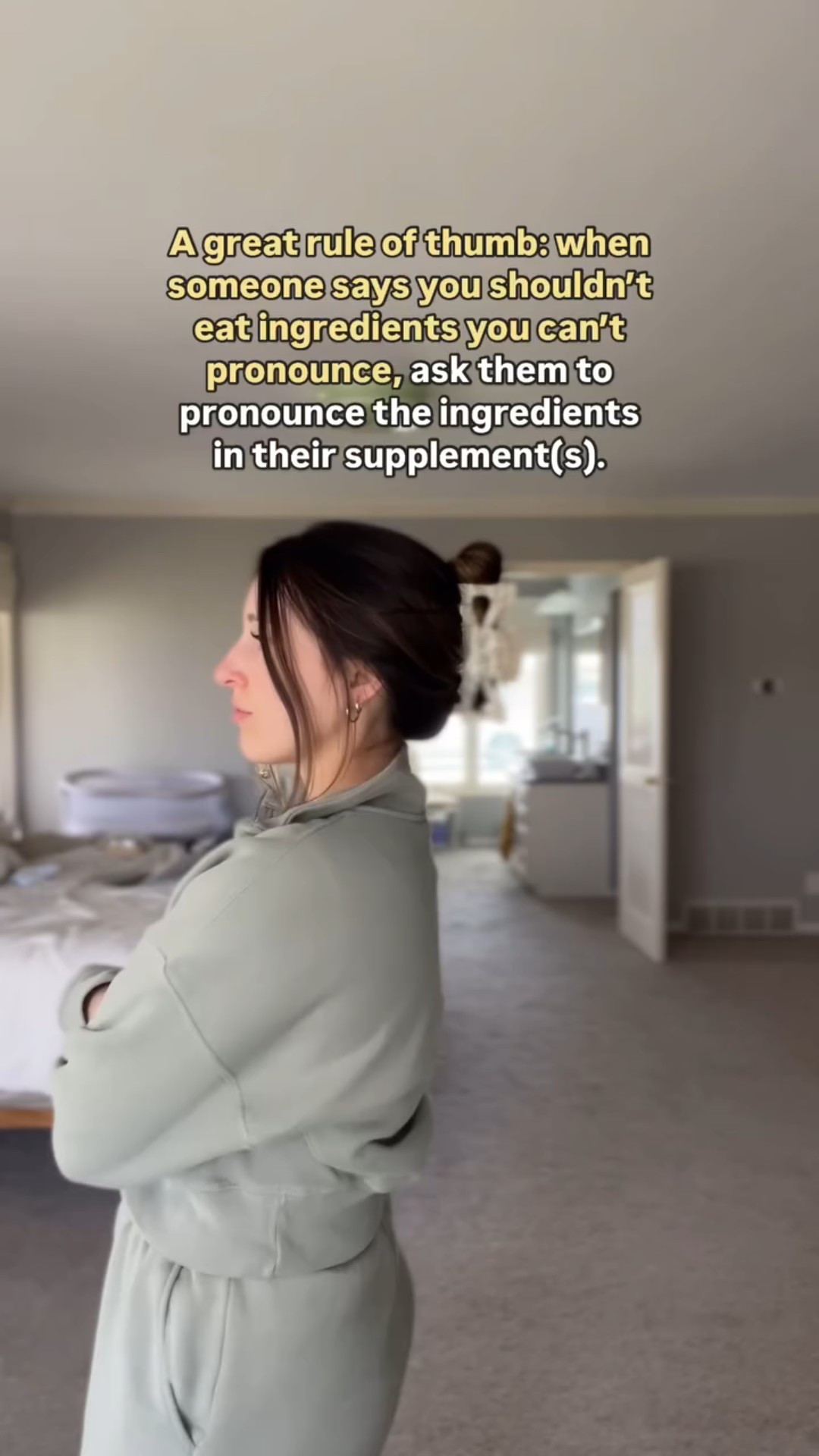 The FULL name. Lmk how that convo goes 🤣

And if you’re following people who say you shouldn’t eat foods with ingredients you can’t pronounce, you’re gonna want to unfollow them immediately. It’s one of the dumbest “nutrition tips” I’ve ever heard. 

I’ll list the “ingredients” or chemicals in a blueberry down below. 🫐 see if you can pronounce all of those 😉 

For sensible nutrition advice that does NOT make you afraid of food, follow 👉🏼 @yatesnutrition

“Ingredients” or chemicals in a blueberry 🫐

AQUA (84%), SUGARS (10%) (FRUCTOSE (48%), GLUCOSE (40%), SUCROSE (2%)), FIBRE E460 (2.4%), AMINO ACIDS (<1%) (GLUTAMIC ACID (23%), ASPARTIC ACID (18%), LEUCINE (17%), ARGININE (8%), ALANINE (4%), VALINE (4%), GLYCINE (4%), PROLINE (4%), ISOLEUCINE (3%), SERINE (3%), THREONINE (3%), PHENYLALANINE (2%), LYSINE (2%), METHIONINE (2%), TYROSINE (1%), HISTIDINE (1%), CYSTINE (1%), TRYPTOPHAN (<1%)), FATTY ACIDS (<1%) (OMEGA-6 FATTY ACID: LINOLEIC ACID (30%), OMEGA-3 FATTY ACID:
LINOLENIC ACID (19%), OLEIC ACID (18%), PALMITIC ACID (6%), STEARIC ACID (2%), PALMITOLEIC ACID (<1%)), ASH (<1%), PHYTOSTEROLS, OXALIC ACID, E300, E306 (TOCOPHEROL), THIAMIN, COLOURS (E163a, E163b, E163e, E163f, E160a) FLAVOURS (ETHYL ETHANOATE, 3-METHYL BUTYRALDEHYDE,
2-METHYL BUTYRALDEHYDE, PENTANAL, METHYLBUTYRATE, OCTENE, HEXANAL, DECANAL, 3-CARENE, LIMONENE, STYRENE, NONANE, ETHYL 3-METHYLBUTANOATE, NON-1-ENE, HEXAN-2-ONE, HYDROXYLINALOOL, LINALOOL, TERPINYL ACETATE, CARYOPHYLLENE, ALPHA-TERPINEOL, ALPHA-TERPINENE, 1,8-CINEOLE, CITRAL, BENZALDEHYDE), METHYLPARABEN, 1510, E300, E440, E421 and FRESH AIR (E941, E948, E290)

Source: https://jameskennedymonash.wordpress.com/2014/01/11/bananablueberryegg-ingredients-posters-pdfs/
•
•
•
•
•
#holisticnutritionist #fitnesstransformations #eattherainbow #whole30breakfast #fueledbyfat #eatbetternotless #nutritiousanddelicious #leanandgreen #fitfoodie #nutritioncoaching #healthconscious #healingfromtheinsideout #osfed #doingthisforme #tryingmybest #habitchange #tryingtobehealthy #edrecoverywarrior #newmomtips #dietculturedetox #dietculture #rfkjr #maha #makeamericahealthyagain #foodingredients