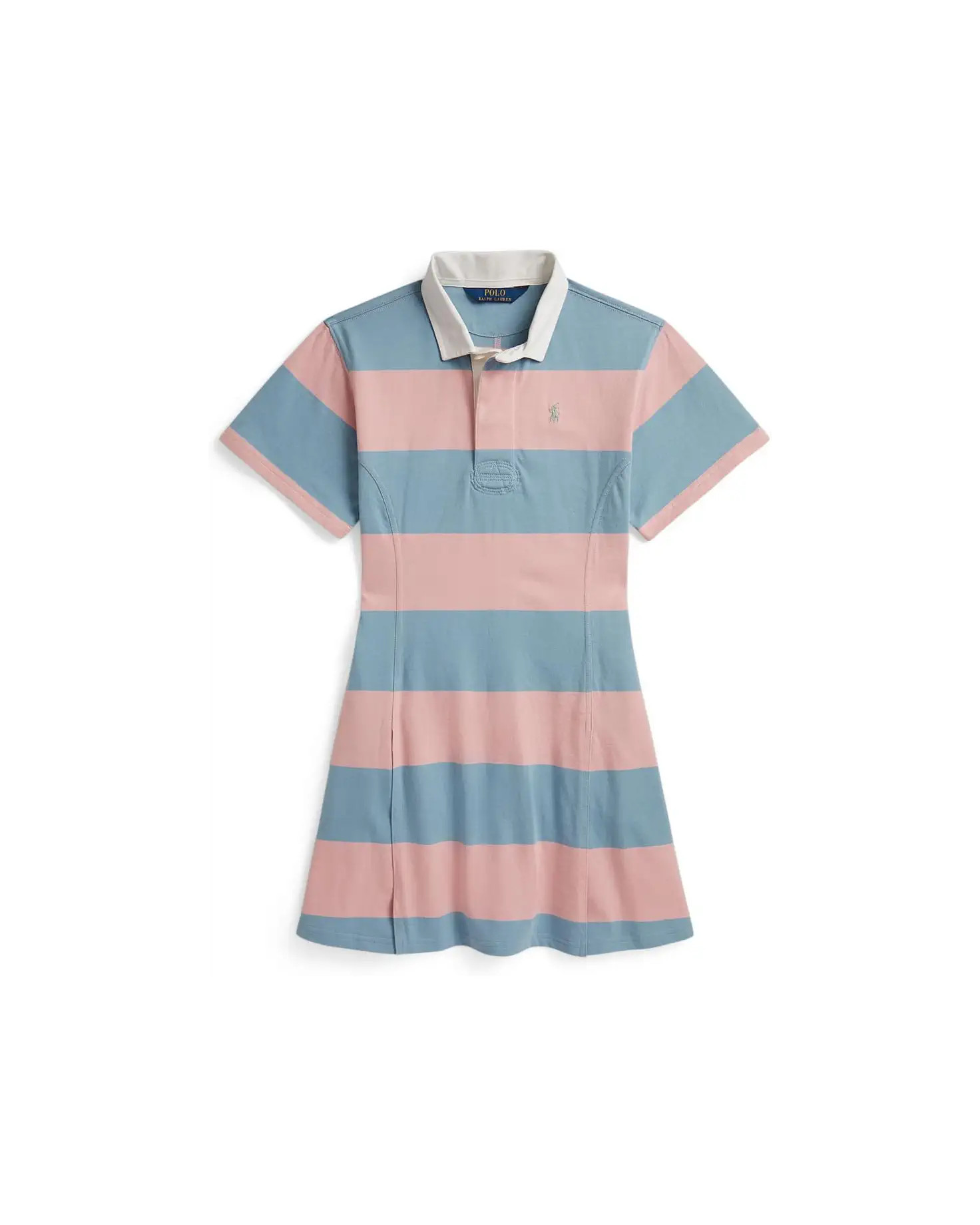 Girl's Polo Ralph Lauren Kids Striped Cotton Jersey Rugby Dress (Toddler/Little Kid/Big Kid) | Zappos.com