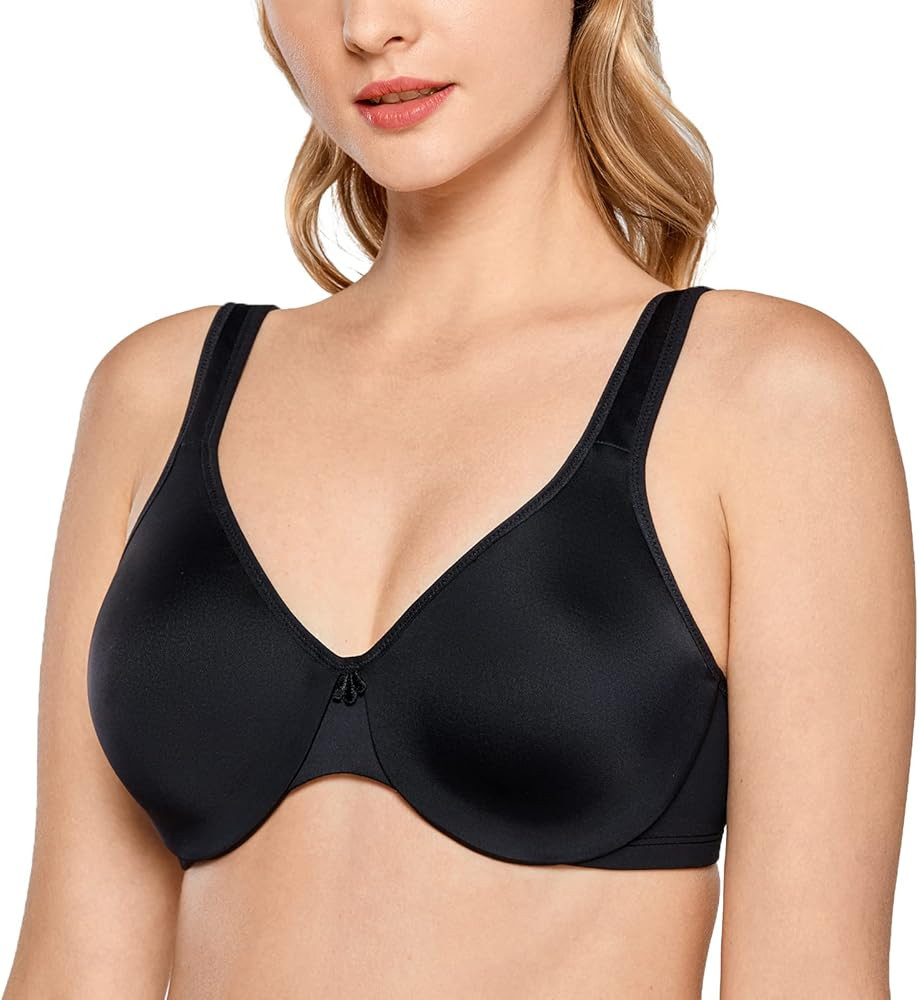 DELIMIRA Women's Minimizer Bra Plus Size Underwire Smooth Full Coverage Seamless Bras | Amazon (CA)