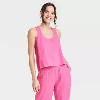 Women's Linen Tank Top - Stars Above™ | Target