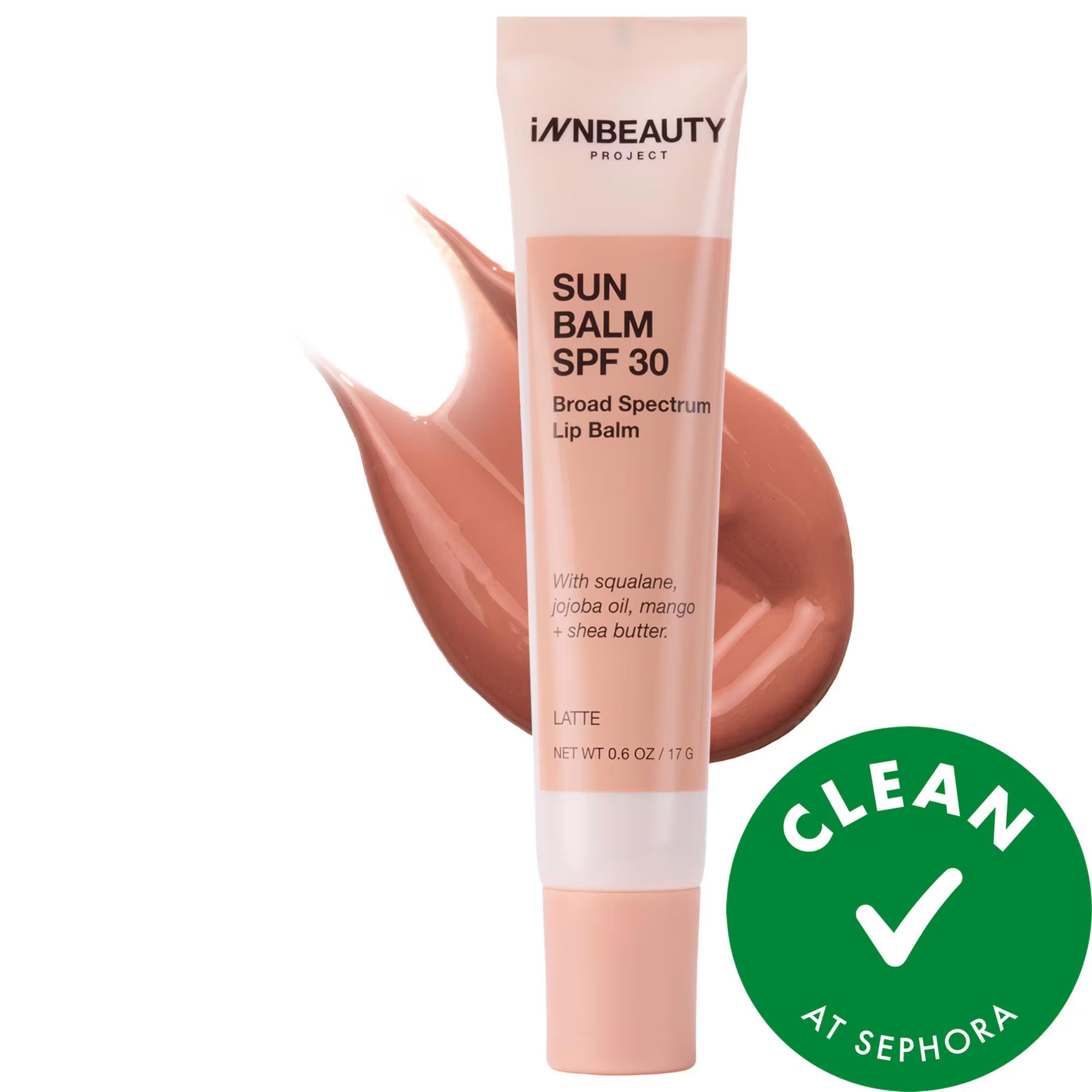 iNNBEAUTY PROJECT Sun Balm Mineral SPF 30 Broad Spectrum Lip Balm Latte 0.6 oz / 17 ml | Sephora (US)