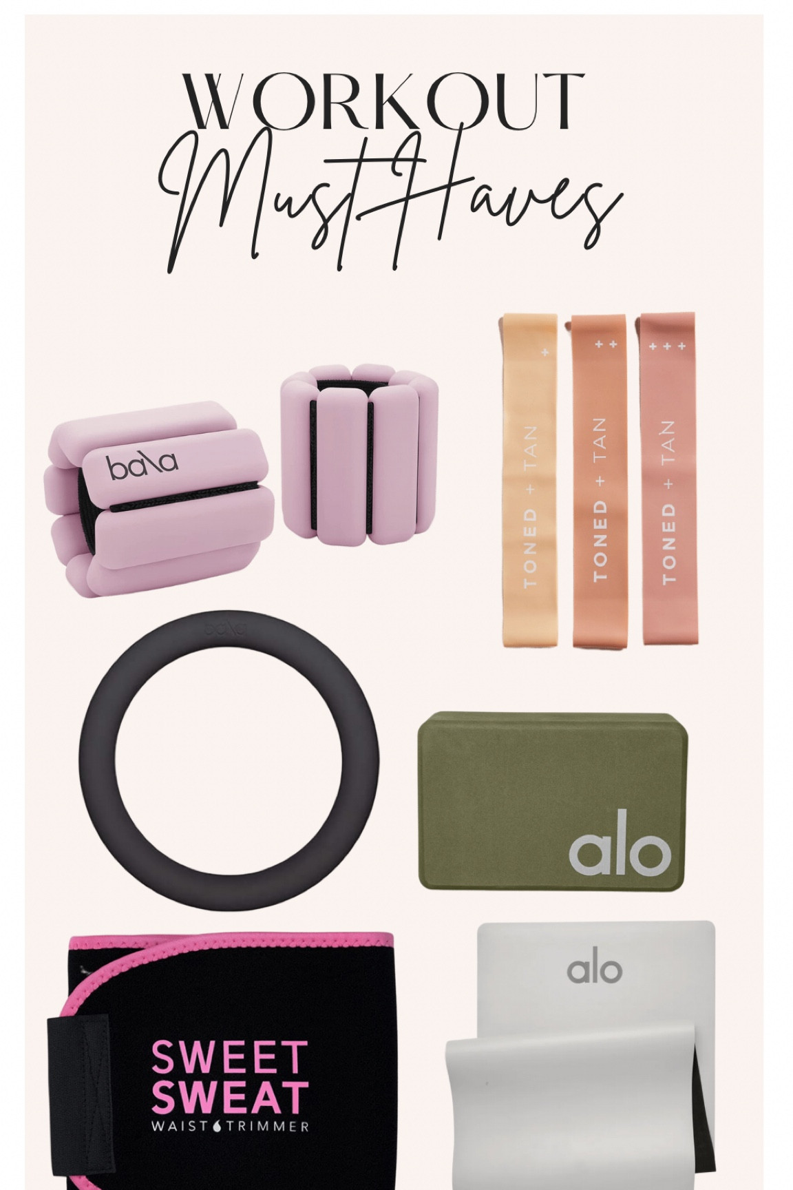 Workout must haves 

#LTKfit