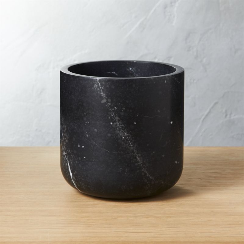 Black Marble PlanterCB2 Exclusive In stock and ready to ship. ZIP Code 97201Change Zip Code: Sub... | CB2